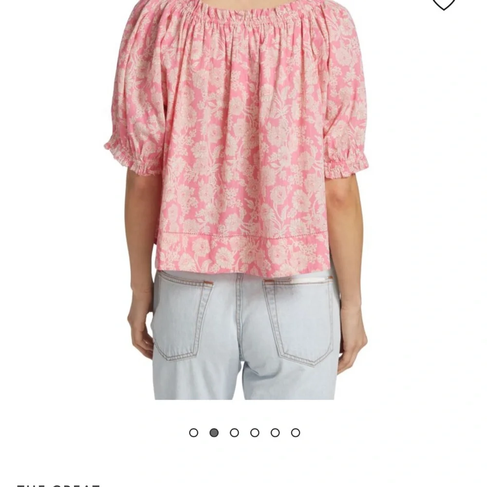 THE GREAT. Pink Floral Blouse - Picture 2 of 6